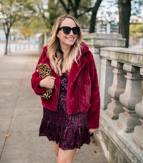 a girl in rebecca minkoff inclusive collection