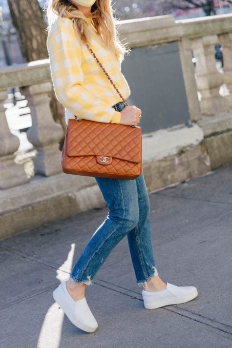 yellow gingham sweater | This Weeks Good Things, 3.15.21
