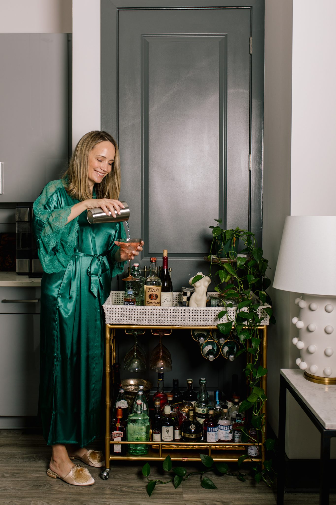 How to Set Up A Bar Cart Like A Pro. The Stripe