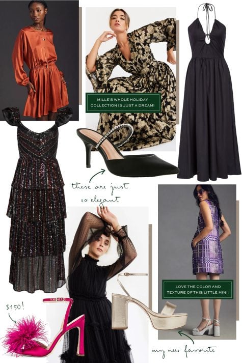 Fall Party Dress + Shoe Edit