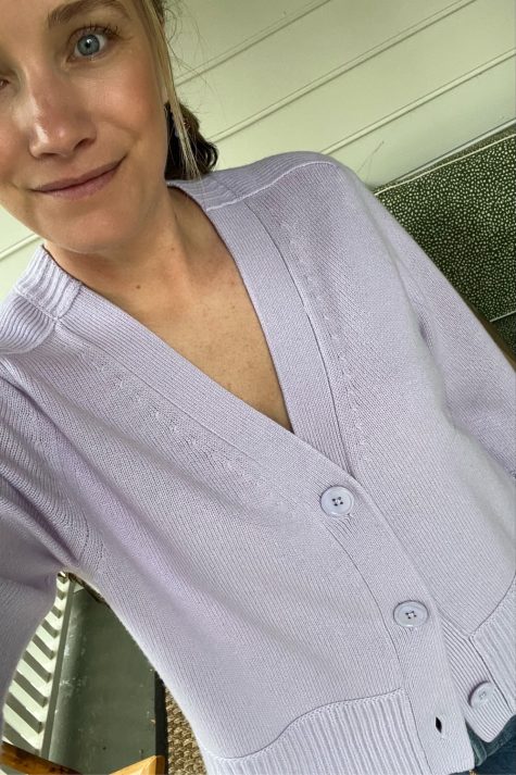 Digital Lavender cardigan