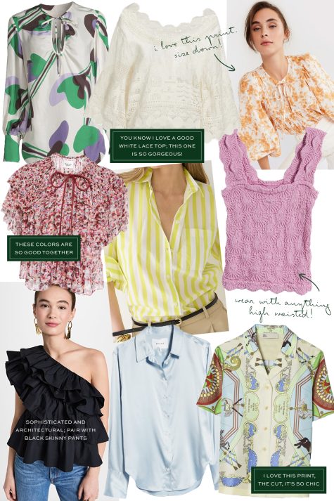 Spring Tops Edit