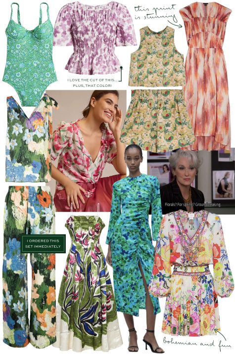 Painterly Florals outfits