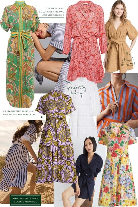 Summer Shirt Dresses