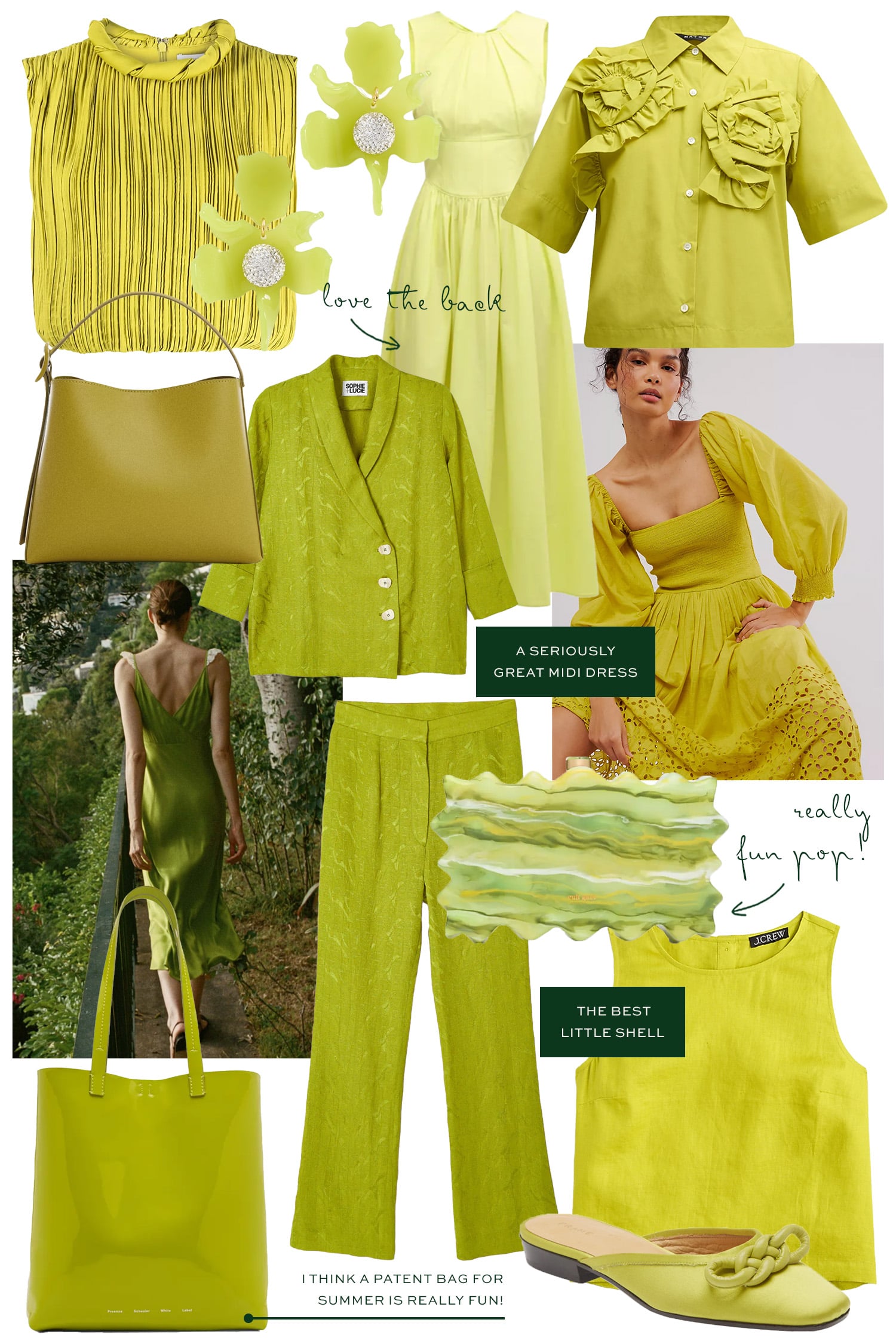 Chartreuse Pops. - The Stripe