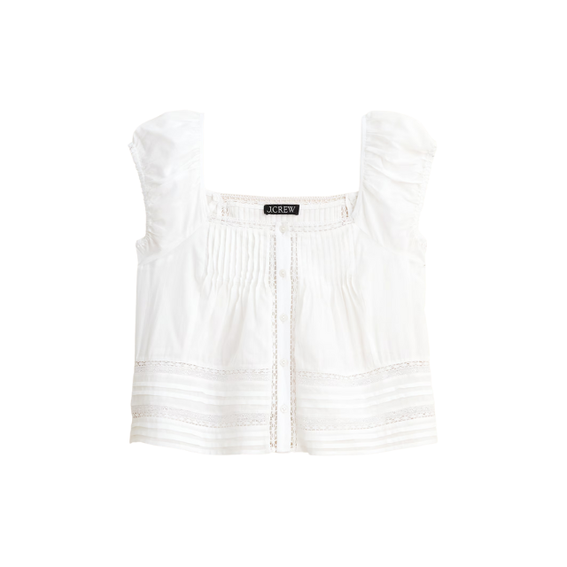 Cap-Sleeve Blouse