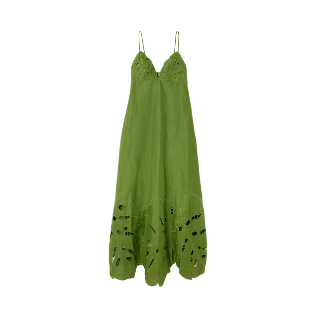 Embroidered Midi