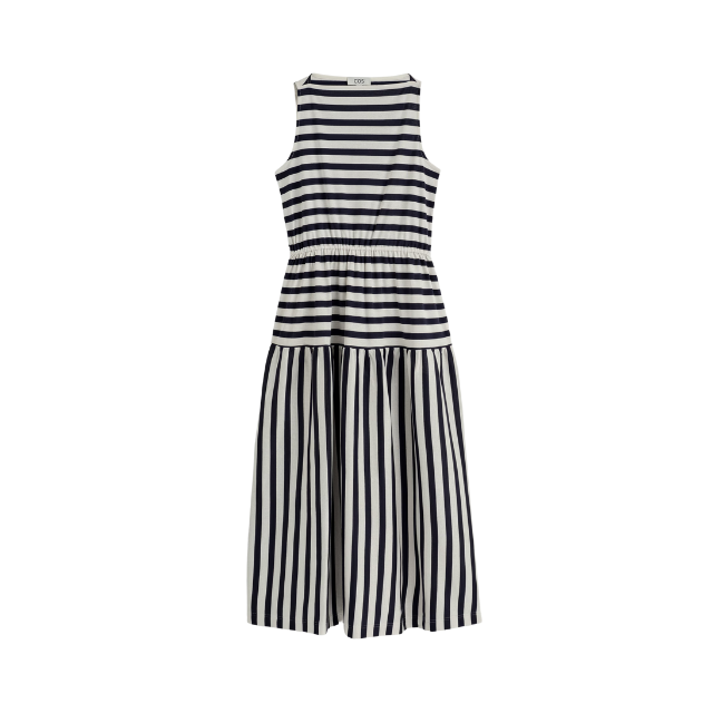 Boat-Neck Midi