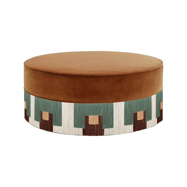 Velvet Pouf