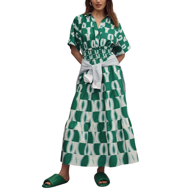 Smocked Waist Maxi