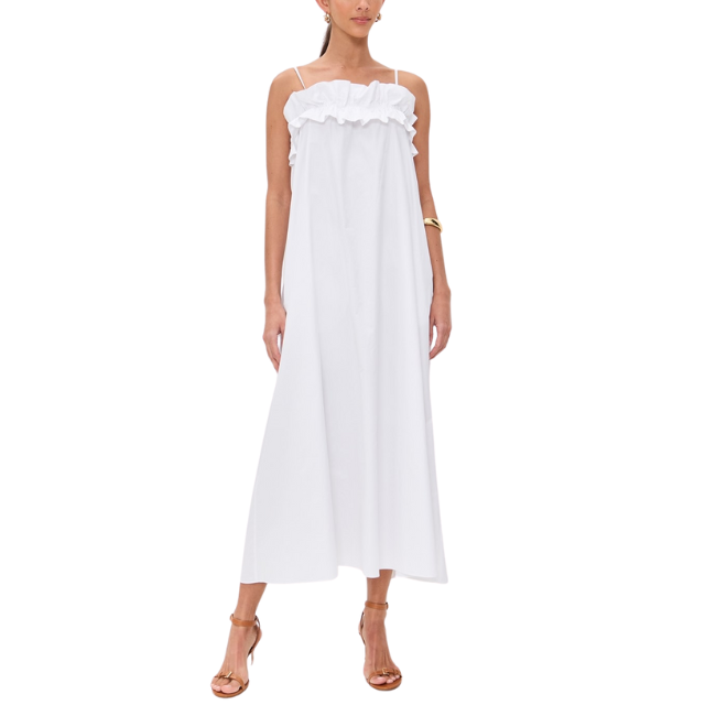 Ruffled Midi