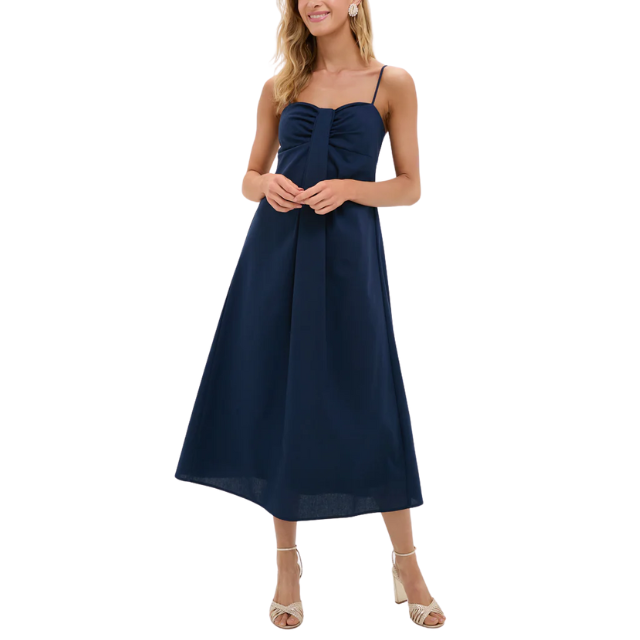 Front Pleated Midi