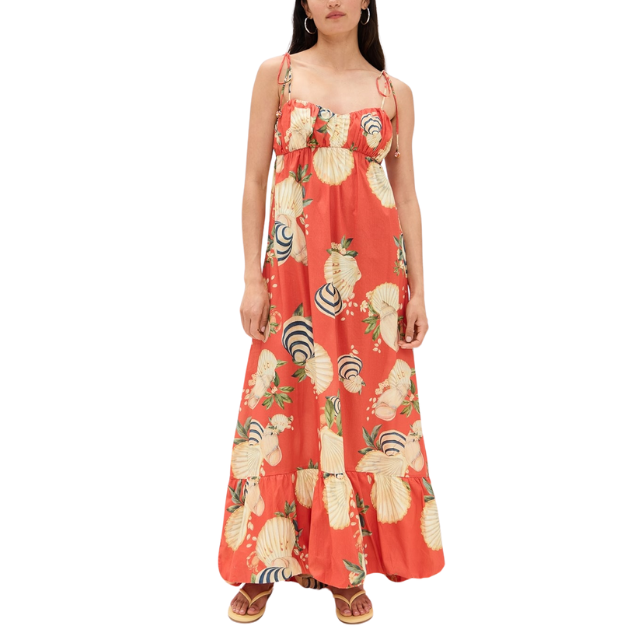 Ruched Maxi