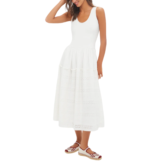 Eyelet Midi