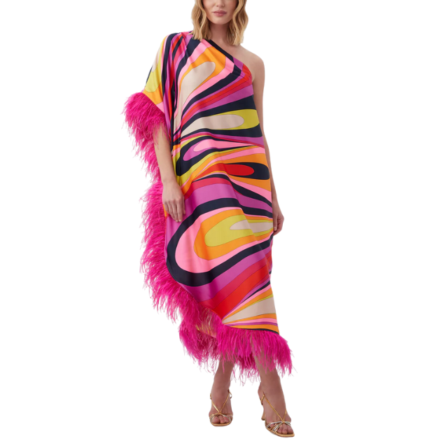 One-Shoulder Caftan