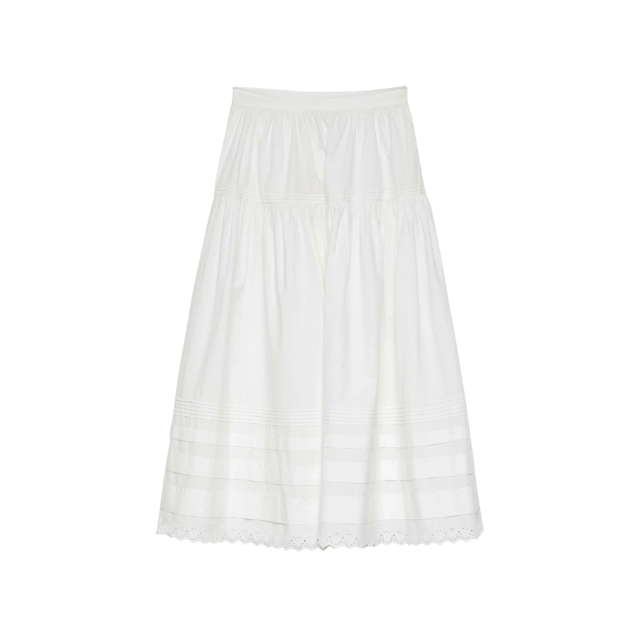 Pintuck Skirt