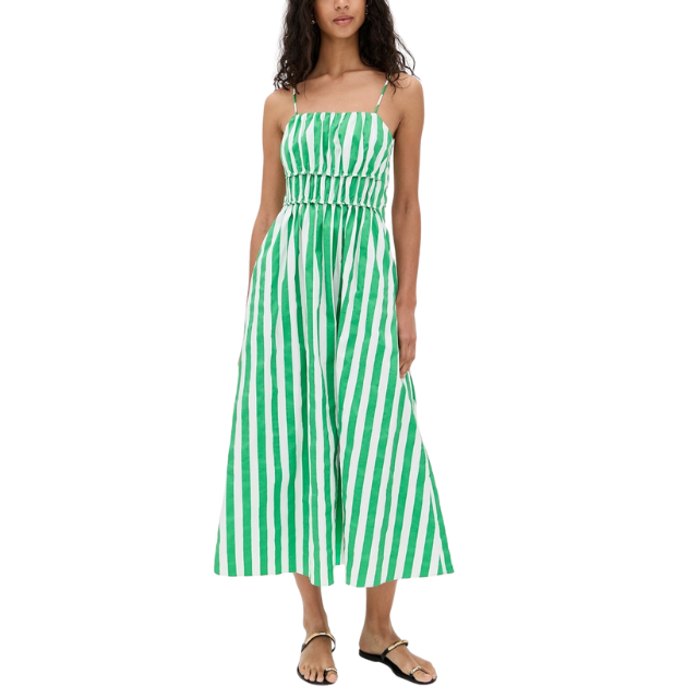 Striped Midi