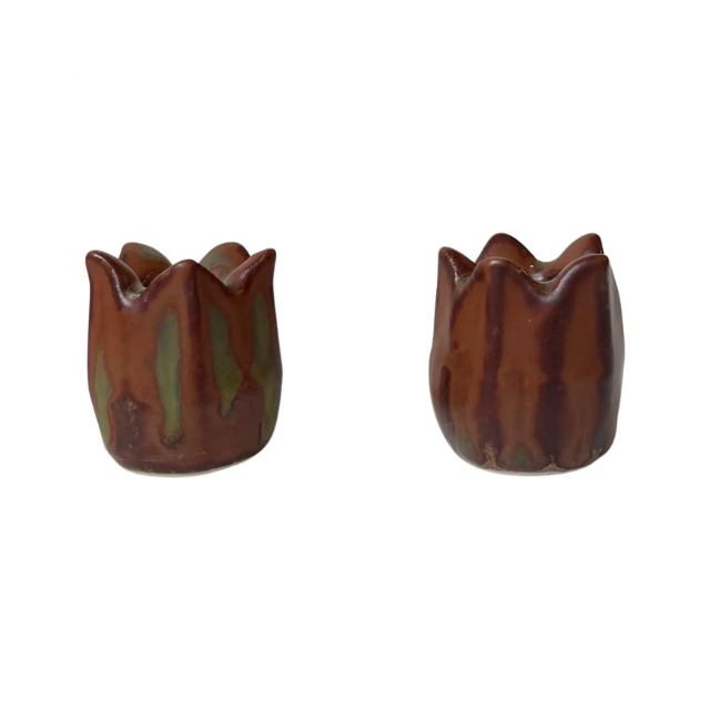Rose Bud Candleholders