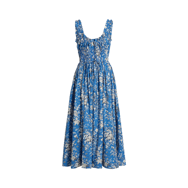 Smocked Waist Midi
