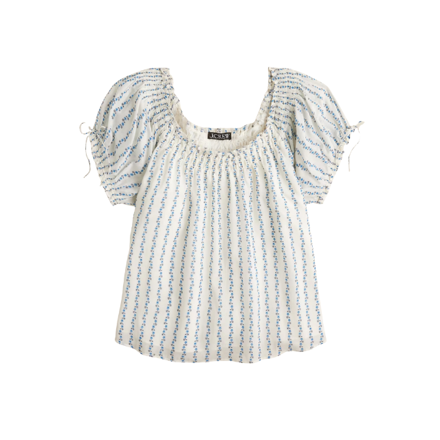 Ruffle-Trim Top