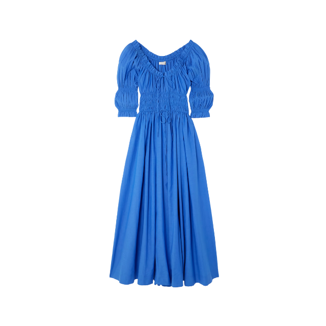 Shirred Midi