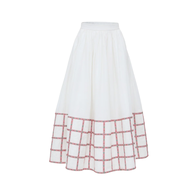 Pintuck Skirt