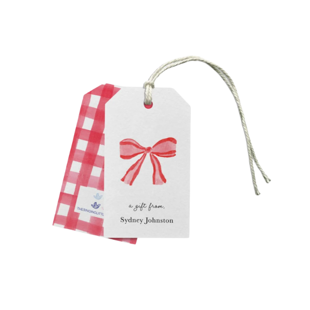 Bow Gift Tags