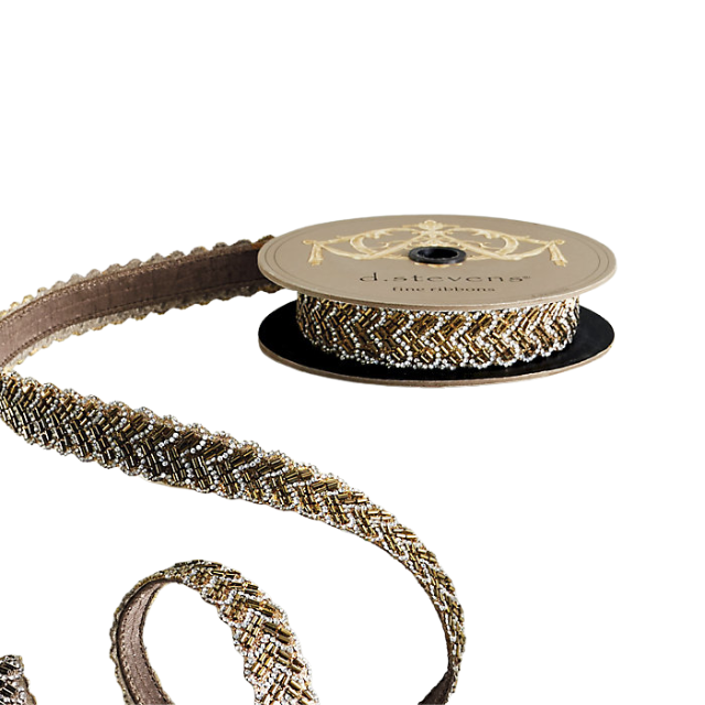 Beaded Chevron Ribbon