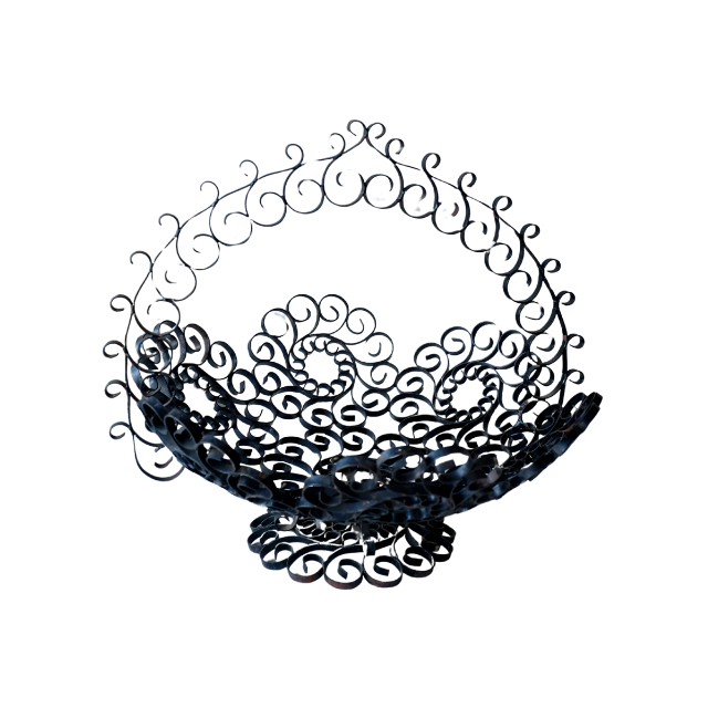 Wrought Iron Basket