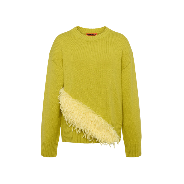 Feather Band Sweater